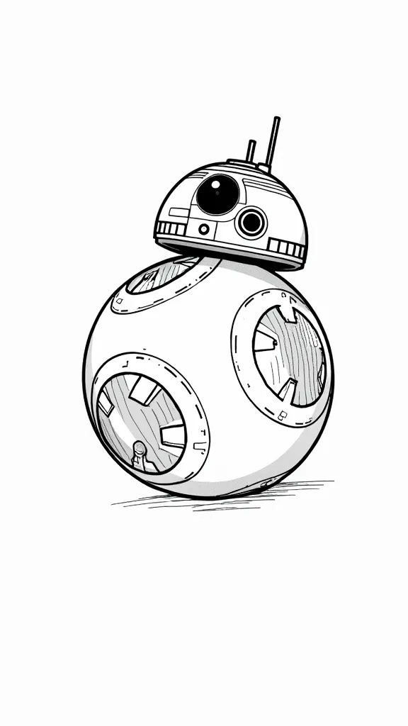 bb8 coloring pages